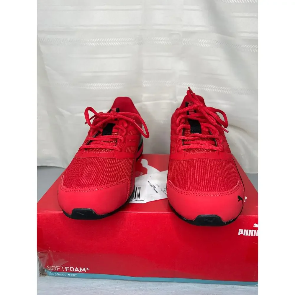 Puma Electro Mens 9.5 For All Time Red Softfoam Running Shoes